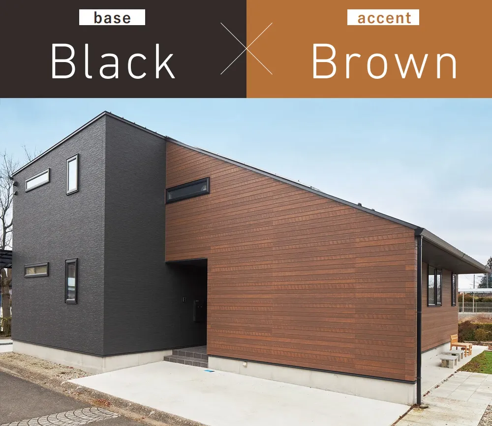 ブラック×ブラウン